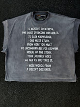 Load image into Gallery viewer, Wise Words Tee - Washed Gray
