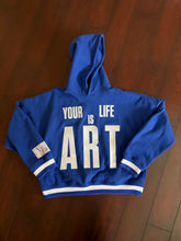 Load image into Gallery viewer, Art By Chicago - Blue Unisex Hoodie
