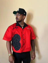 Load image into Gallery viewer, Shattered Emotions- Unisex Slight Cropped Button Down
